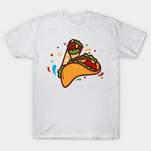 Tacos T-Shirt by Shankara